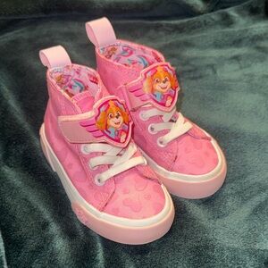 Paw Patrol Pink High-Top Sneakers for Kids